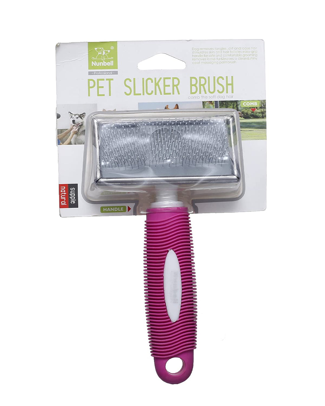 Nunbell Slicker For Cats & Dogs - Purple