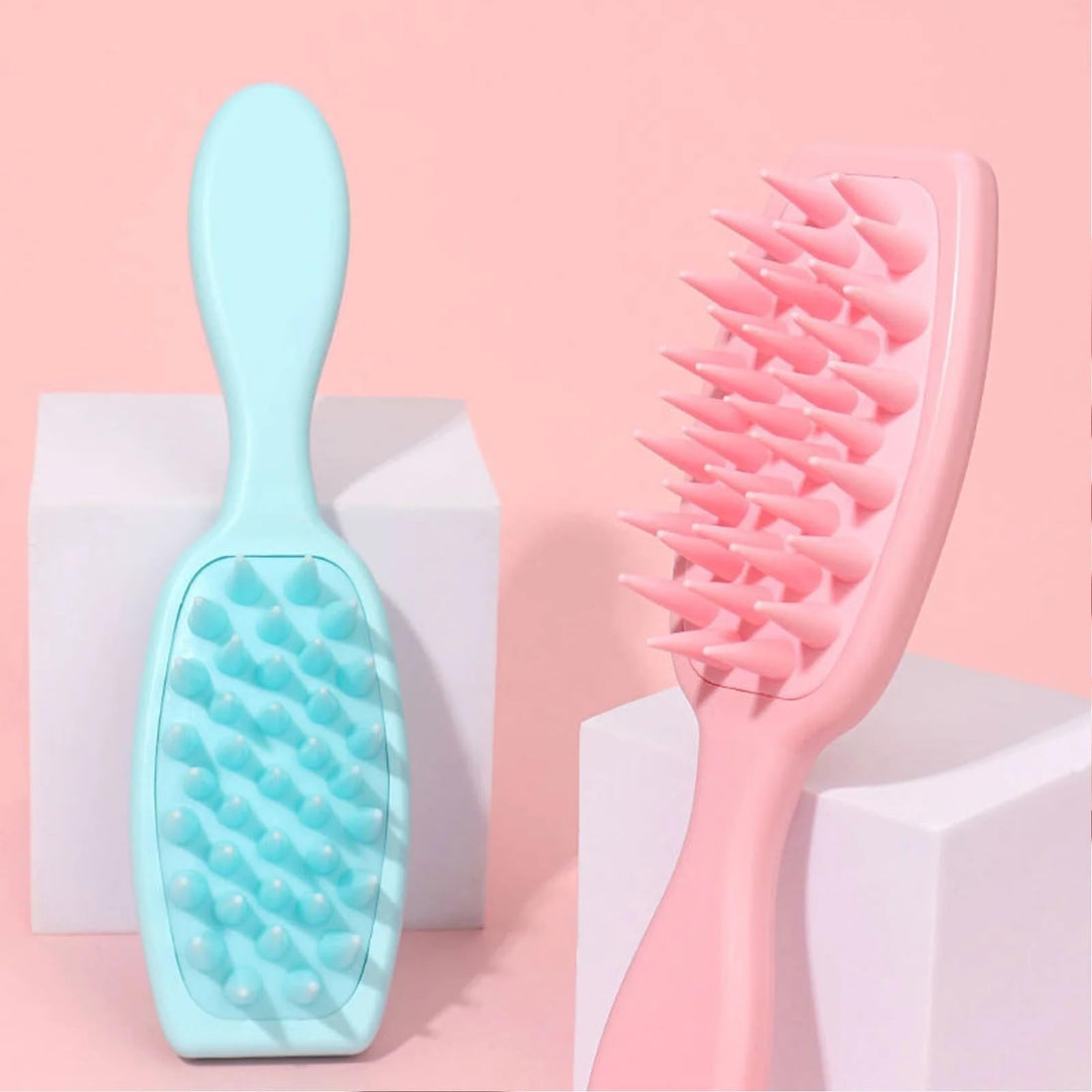 Massage Shampoo Hair Brush MultiColor