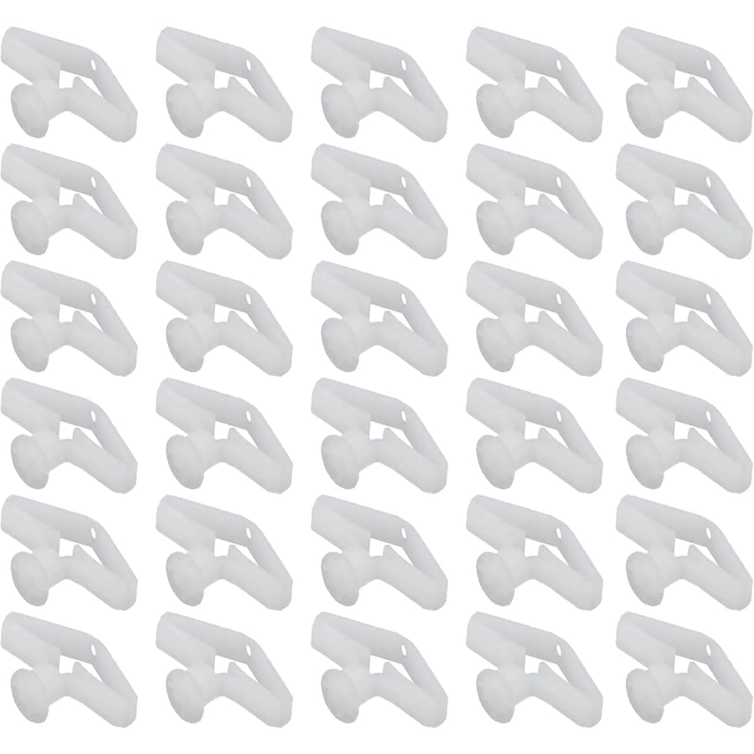 Drywall Anchor - 30 Pcs -Plastic Fisher Wall Anchor Hooks and Hollow-Door Gypsonboard