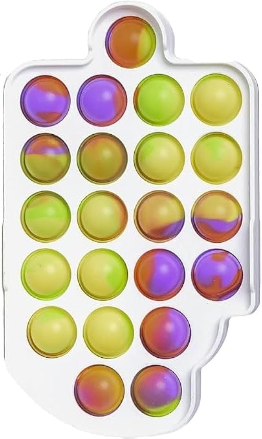 Simple Dimple Fidget 21 Buttons White
