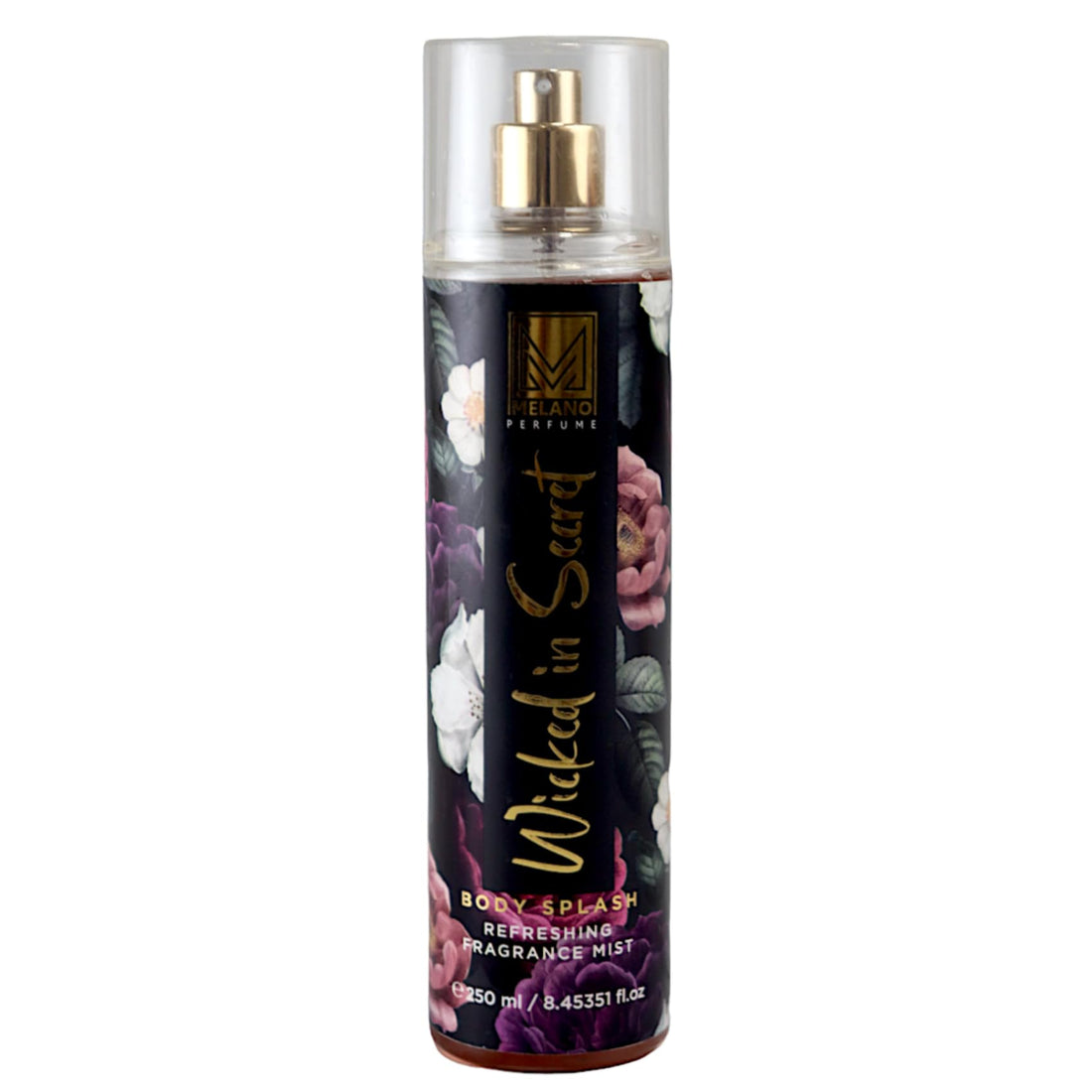 Melano Perfume Body Splash Refreshing Fragrance Mist With Wicked In Secret For Women-250ml