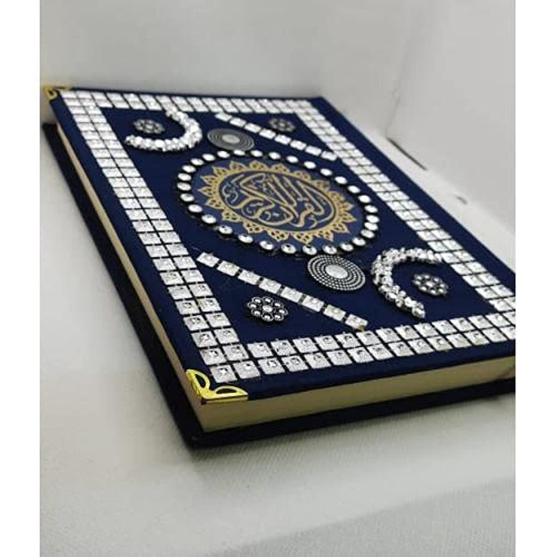 Generic Quran Hanging Ornament Size 17x24 Navy Blue Religious Holiday Eid al-Fitr Acrylic Minimalist
