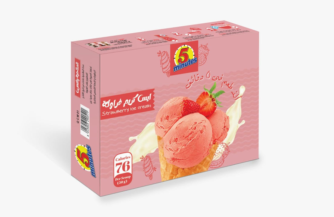 5 Minutes Strawberry ice cream - 75gm
