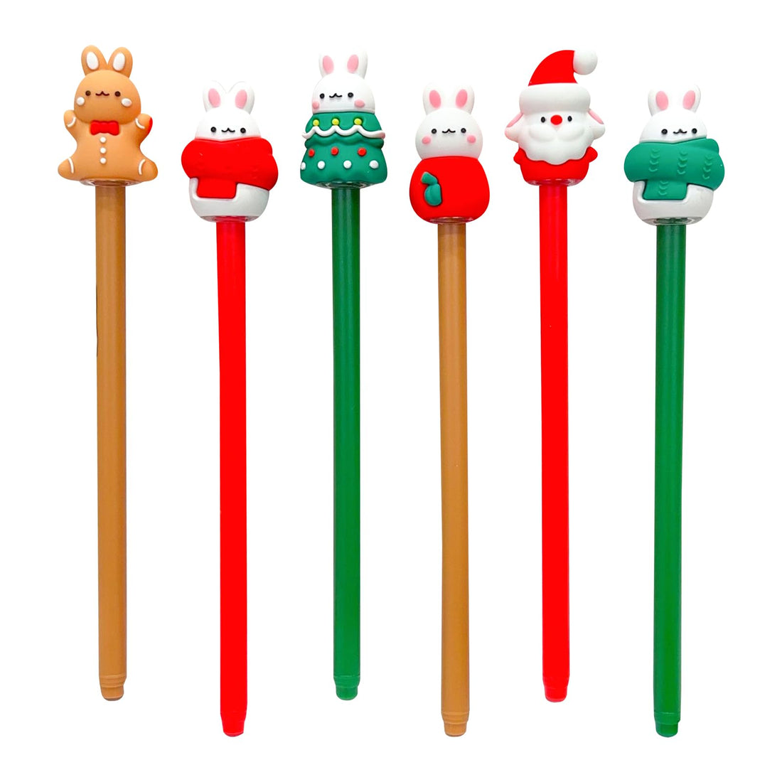 6 Pieces Christmas Gel Ink Pens,Christmas Party Signing Pen Christmas Themed Pen Christmas Holiday Pens Christmas Marker Pen Party Gift Xmas Party Favor Gift Bag Fillers Christmas Pen set(6 Styles)