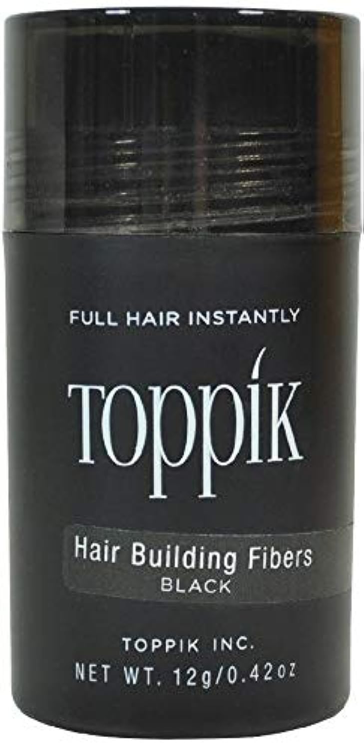 TOPPIK Hair Building Fibers - 12gm BLACK , 2724292684394