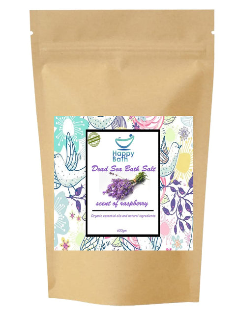 100% Natural Dead Sea Salts for Soaking, Relaxation, and Detoxification of Skin, 600 gm, scent of Lavender