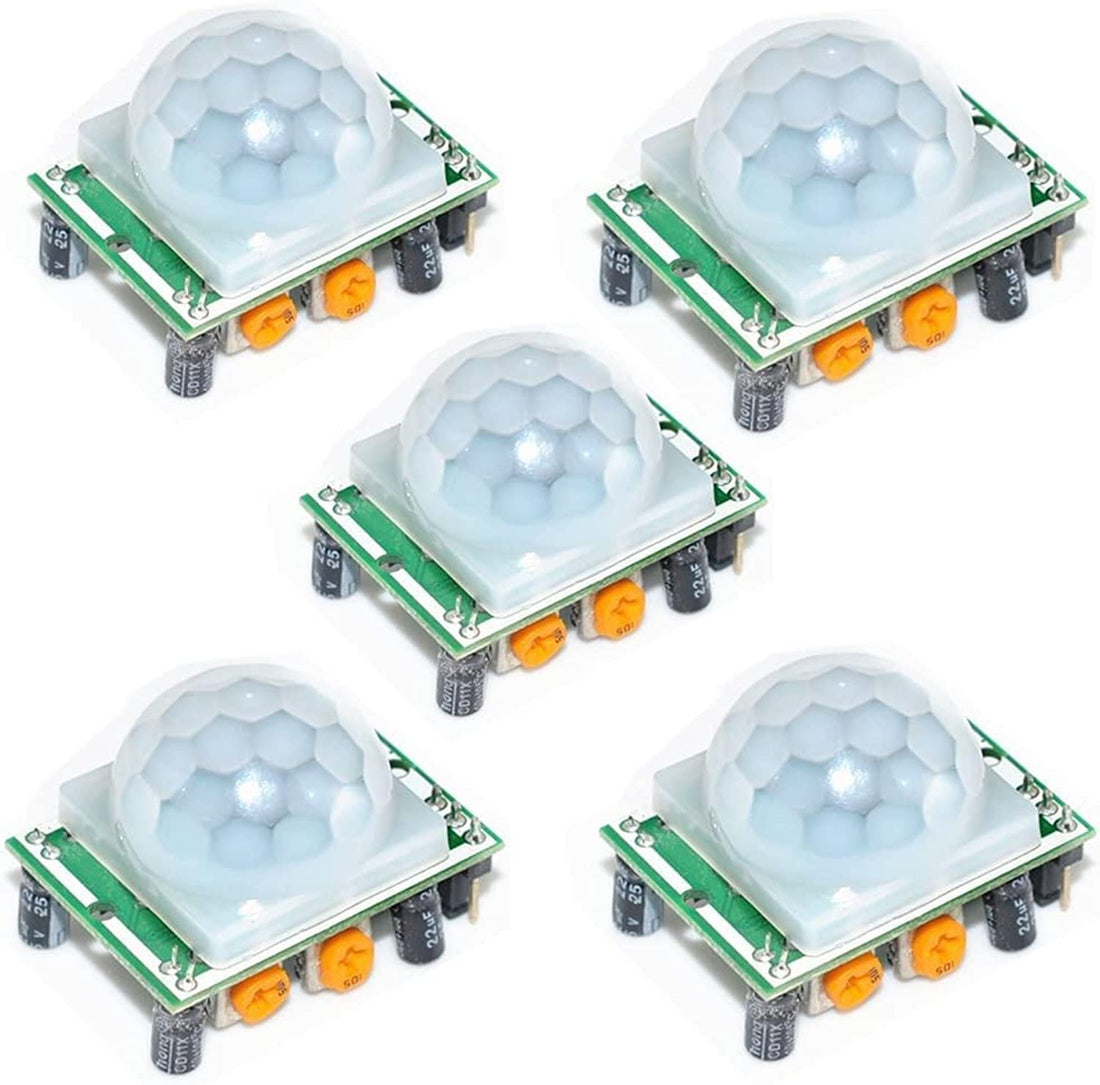 Generic 5pcs HC-SR501 Human Body Pyroelectricity Infrared PIR Motion Detector Sensor Module