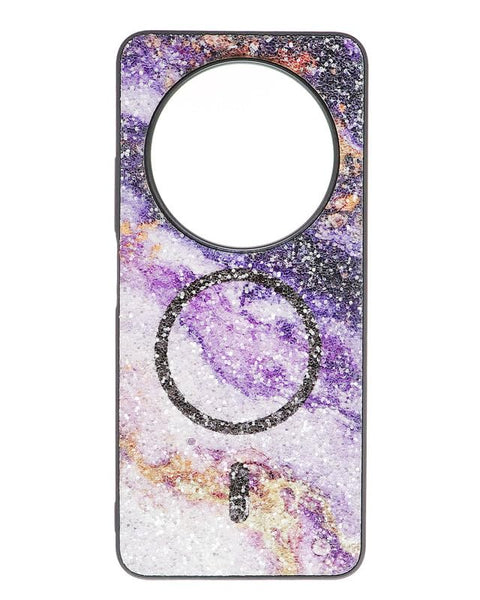 Grace Glitter Plastic Back Cover For Xiaomi Redmi 14C / Redmi A4 / Poco C75, Multi Color 37329671