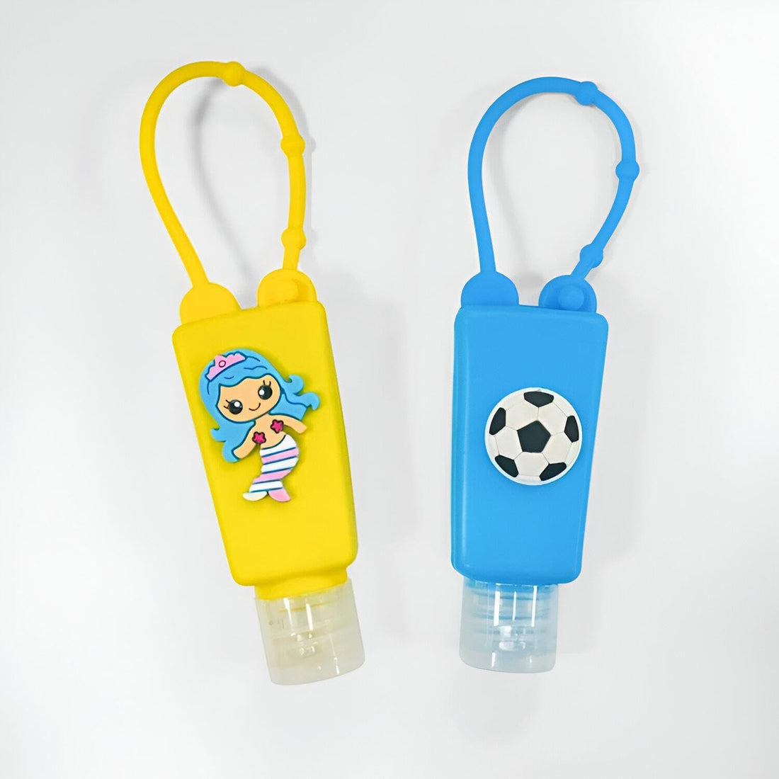 Dispenser Silicone - Versatile Multi-Purpose Dispenser with Cartoon Characters, Flexible and Leak-Proof, Ideal for Hand Sanitizer, Lotion, or Soap, Suitable for Home, Office, or Travel (2 pcs)