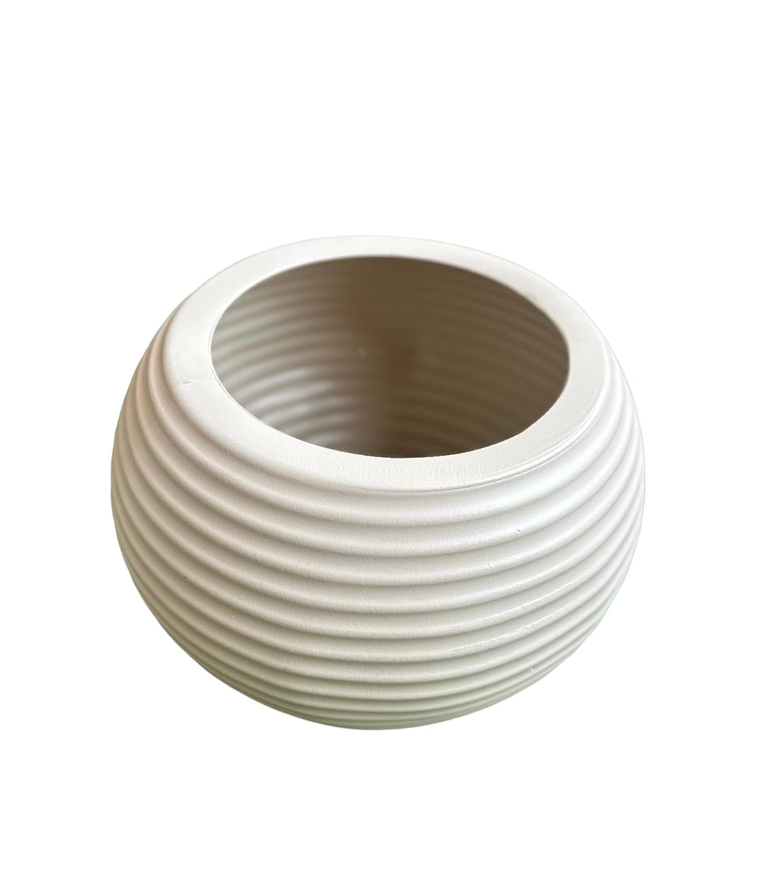 Circle plant pot 30 cm, beige
