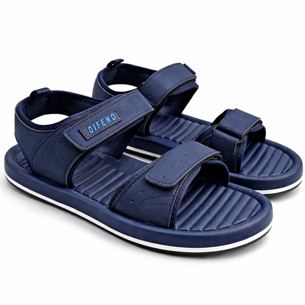 Comfortable and modern men’s sandals with a flexible orthopedic sole—lightweight and ideal for everyday use—featuring adjustable straps. Size - NS51