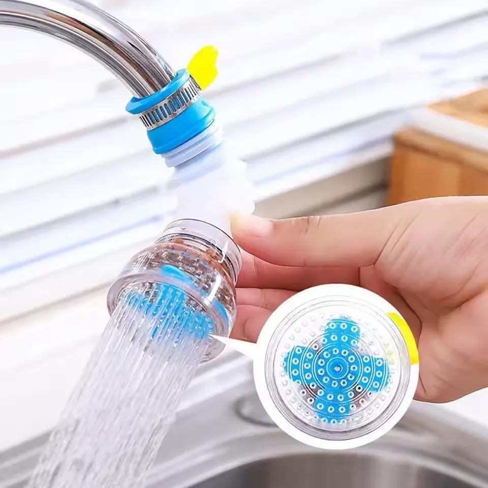 Faucet Filter Water Purifier With Flexible Extension Anti Splash Kitchen Sink Tap Attachment Adjustable Flow Cleaner