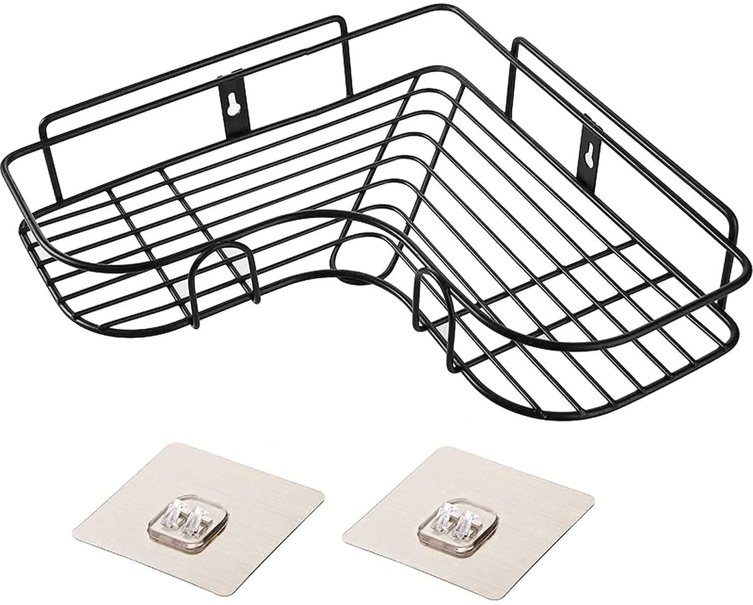 FreshDcart FDCSR3 Stainless Steel Self Adhesive Bathroom Shelf Corner Rack for Kitchen & Bathroom Shelves Bathroom Corner Shelf and Racks