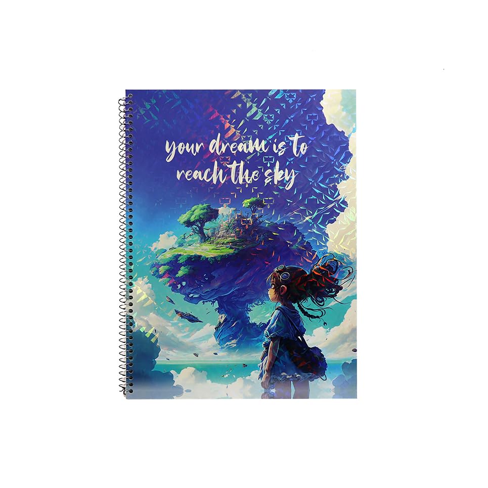A4 Notebook – 80 Sheets – Reach The Sky Cover