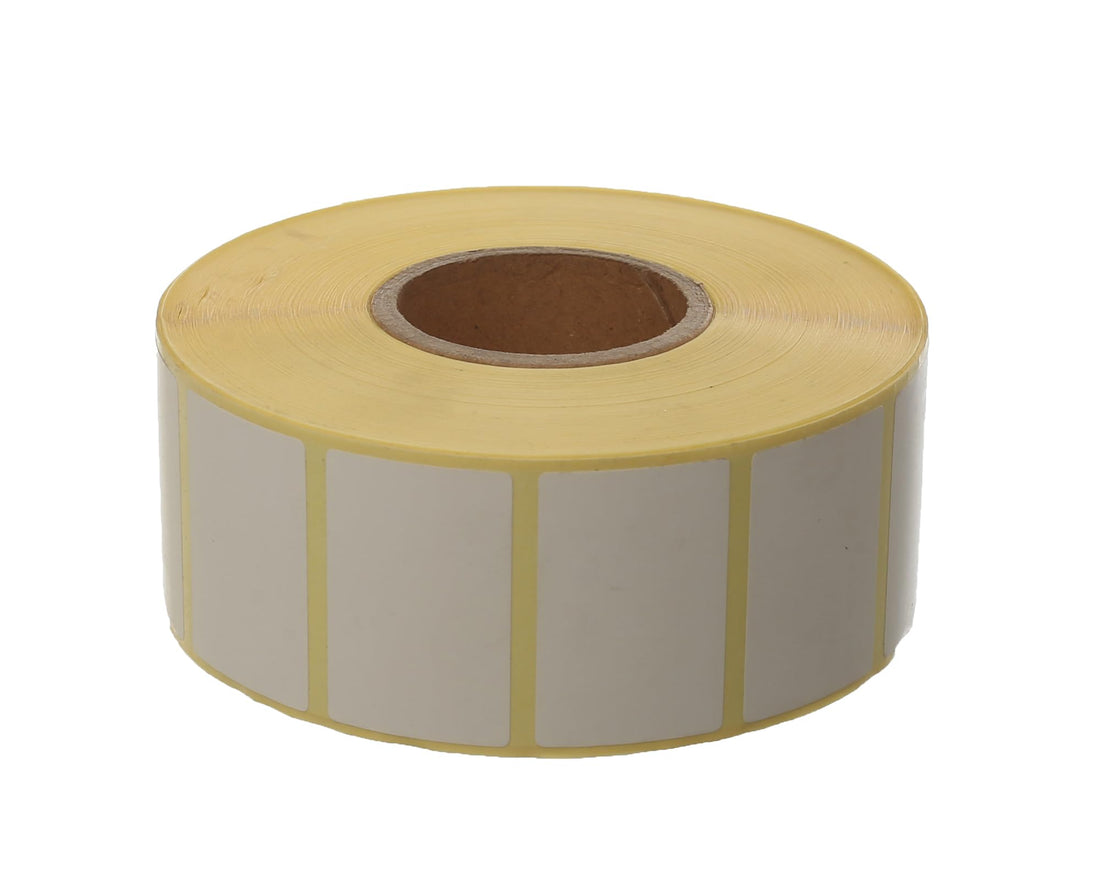Tanex Thermal Code Sticker Roll 2.5×3.8 cm 2000 durable adhesive barcode labels for office and retail use