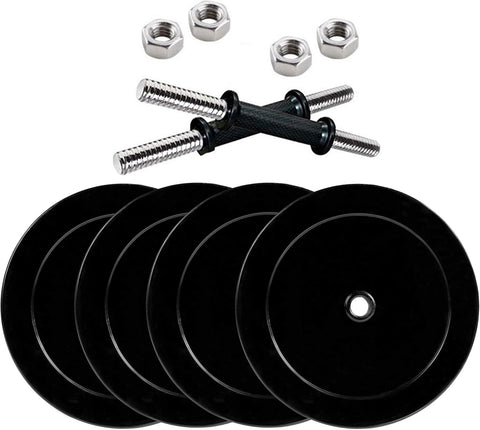 CITY STAR Dumbbell Set 15kg Fitness Dumbbell Set with Connecting Bar Exercise will meet the needs of upper and lower body exercises,