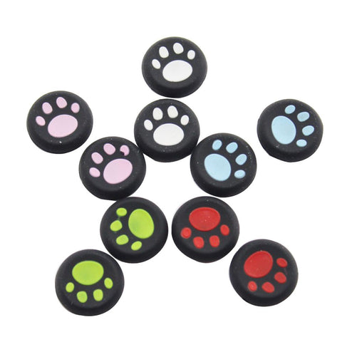 CHENBO Slicone Cat Pat Analog Controller Joystick Thumbstcks Ciaps Thumb Stick Grips Caps Cover for PS4 PS3 Xbox One/360 Controllers