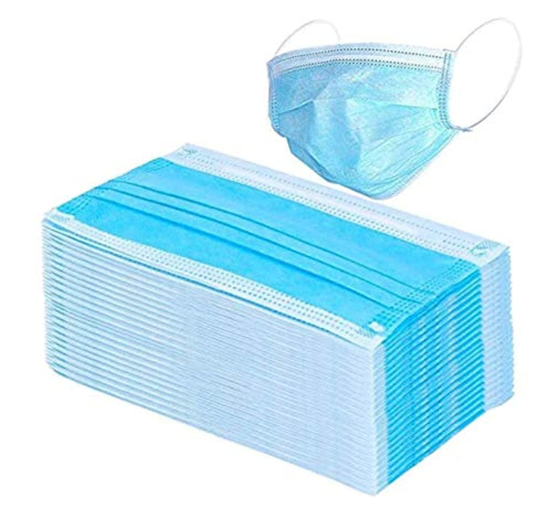 Disposable Earloop Face Masks - 50 Pieces