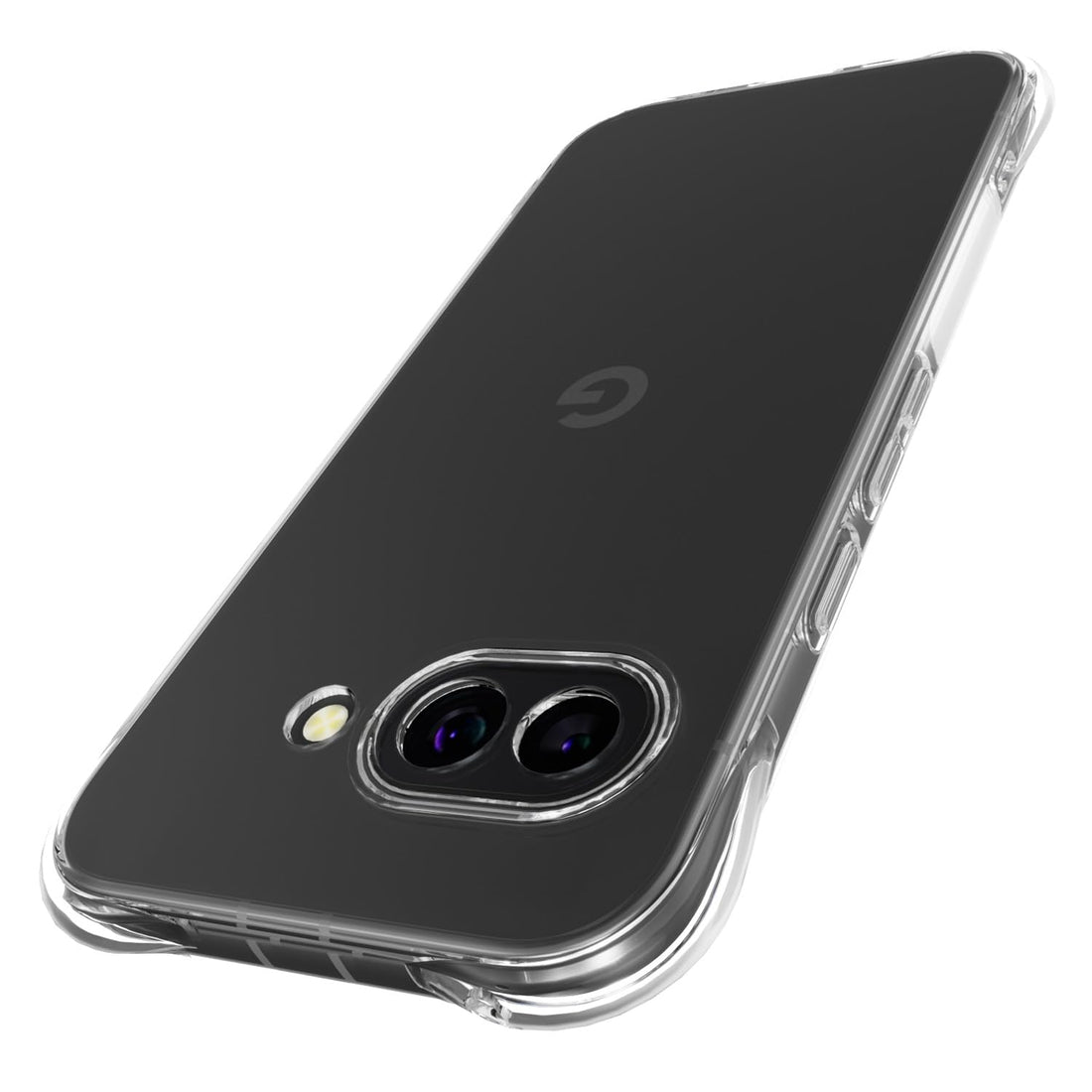 ZHMECOCASE Crystal Clear Case for Google Pixel 9a - Soft Slim Silicone Cover with Transparent Design and Shockproof Anti-Drop Technology