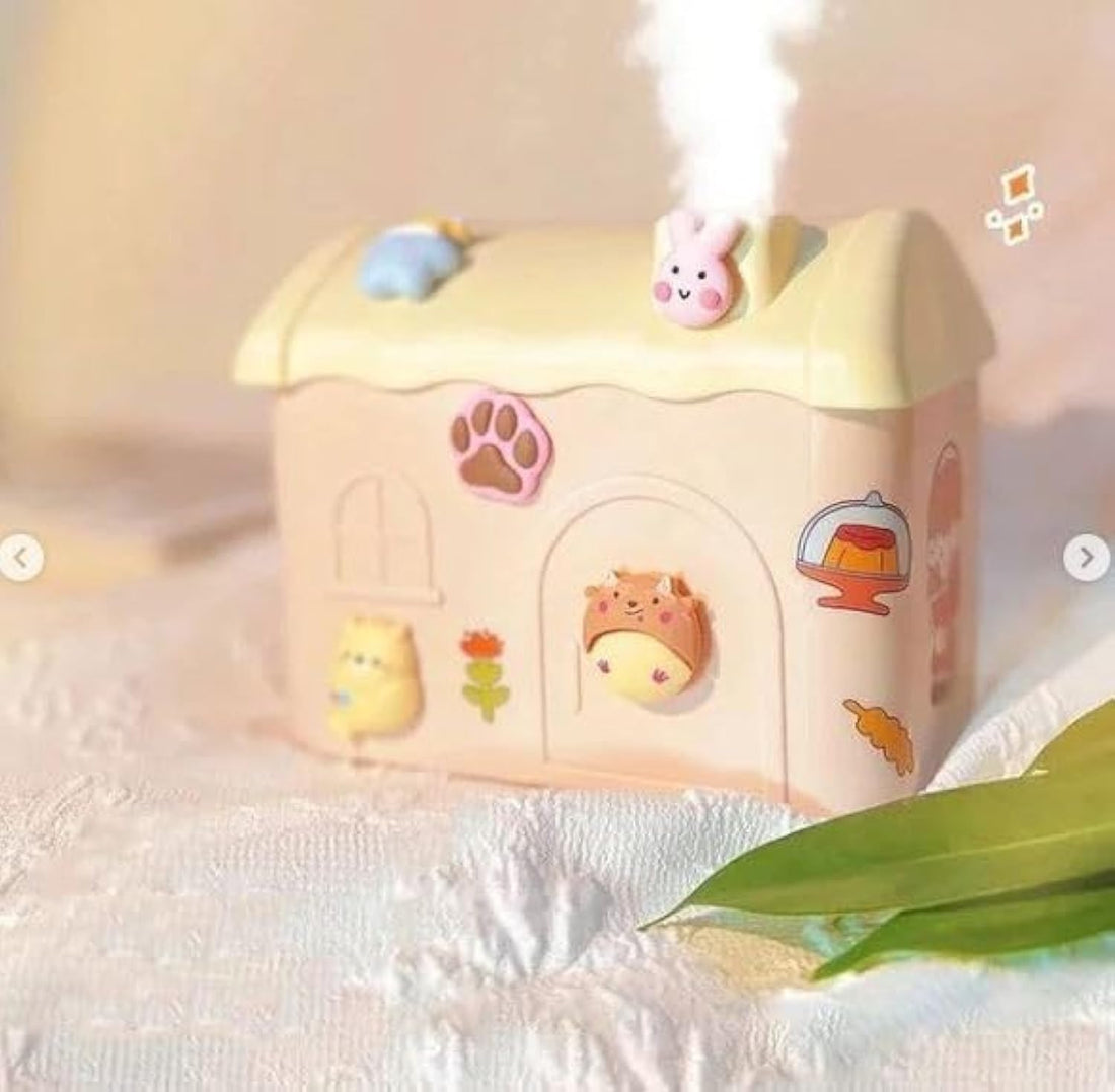 Fragrant A house shaped scent that fills your room with your favorite perfume and gives it a fiery atmosphere that brings you a unique look (pink)