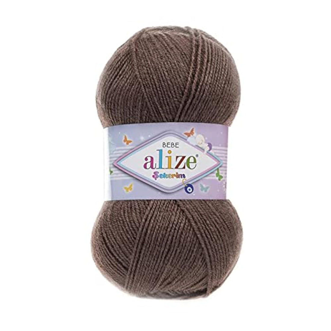 Alize SEKERIM BEBE Light Brown 534 - Crochet and Knitting Yarn