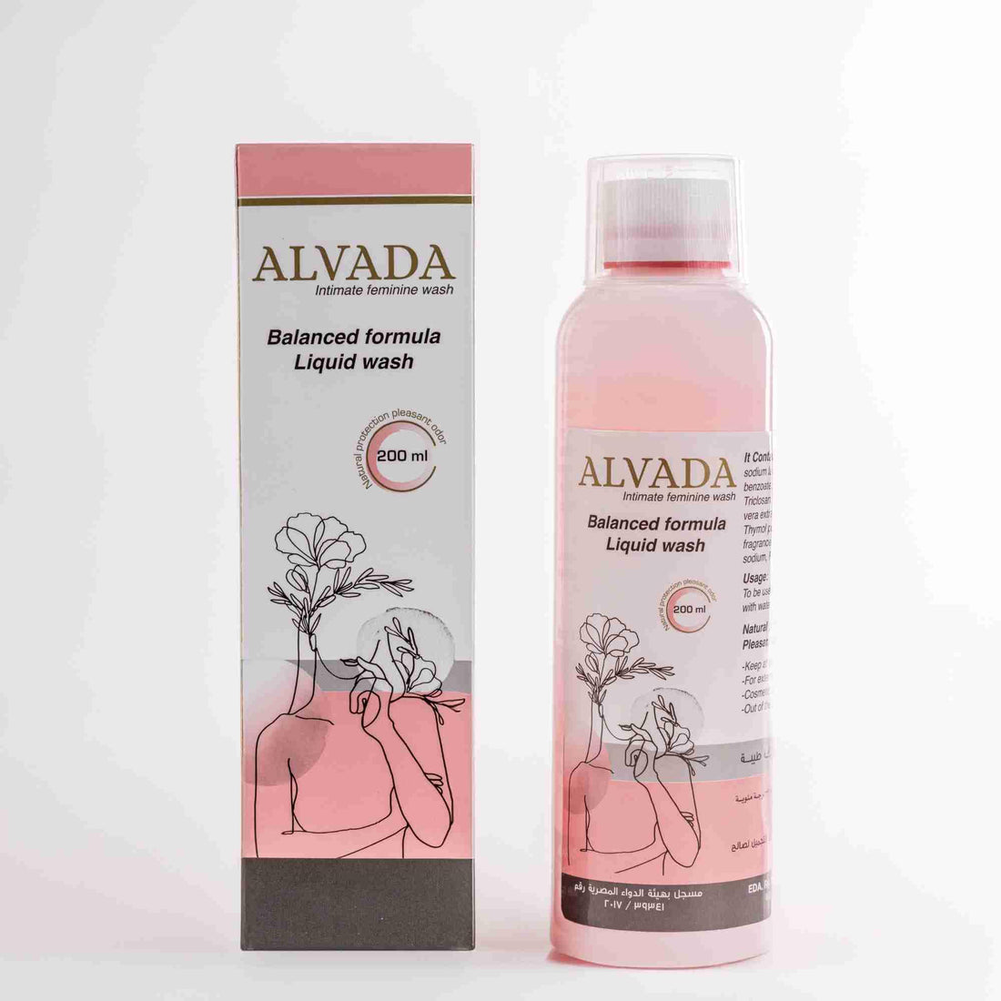 Alvada Everyday Care Daily Intimate Wash – Feminine Hygiene Shower & Bath Gel Cleanser – pH Balanced, Gel Formula with Natural Aloe Vera – 200 ml (Pack of 1)