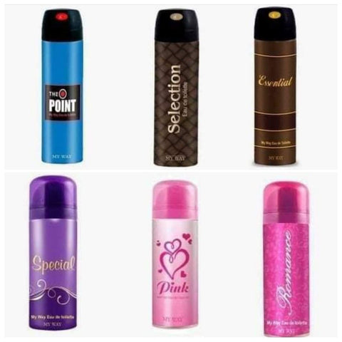My Way 6 Pack Display Spray for Men and Women