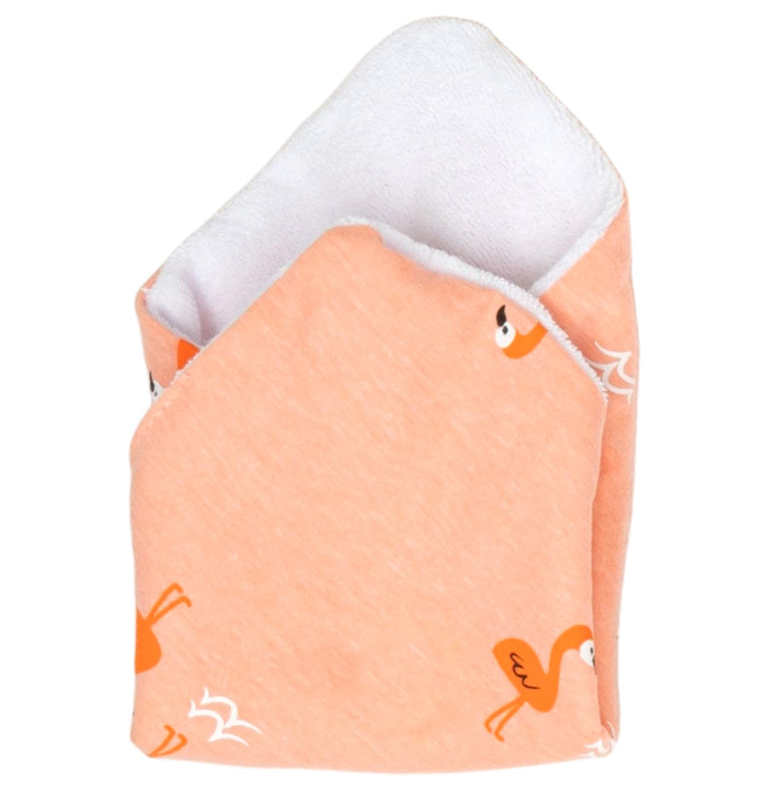 Cotton Baby Burp Cloths Printed Flamingo For Girls-Simon