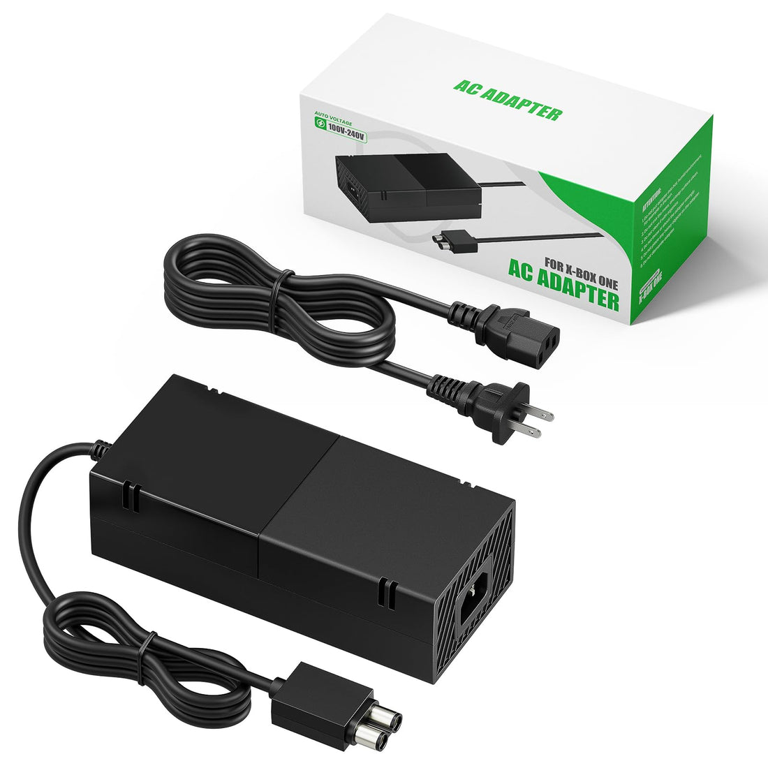 New Power Supply Cord for Xbox One Power Brick, AC Adapter Xbox 1 Controller Charger, Replacement Charger Power Cord Cable for Microsoft Xbox One