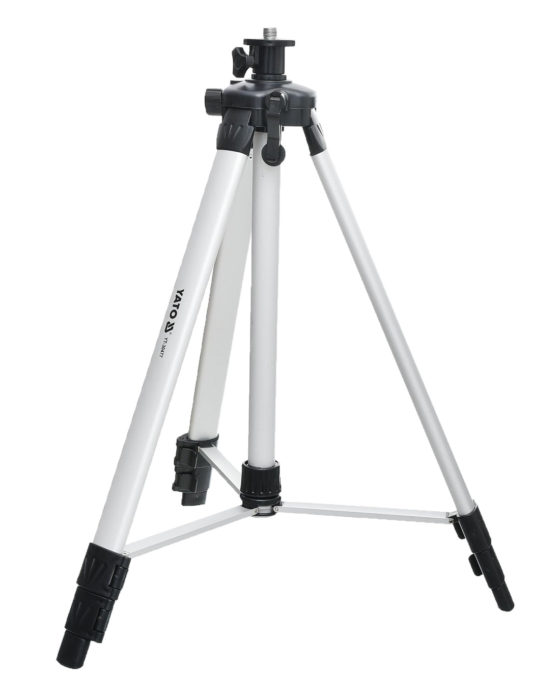 YATO Aluminum Tripod, 1.5m, Durable Support for Laser Levels and Measuring Tools in Construction and Surveying