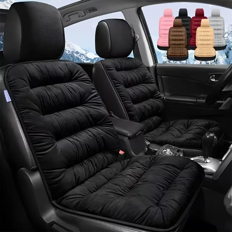 Car Seat Covers ( Lesbih Chairs) Luxury Plush Car Cushioning Fiber for Comfort and Soft Touch Universal Design Fits All Cars