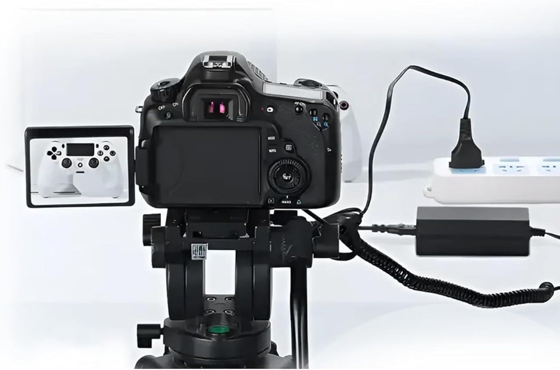 Beston Replacement Dummy Battery for LP-E6 – 8V/3A – Compatible with Canon Cameras Using LP-E6 Battery.