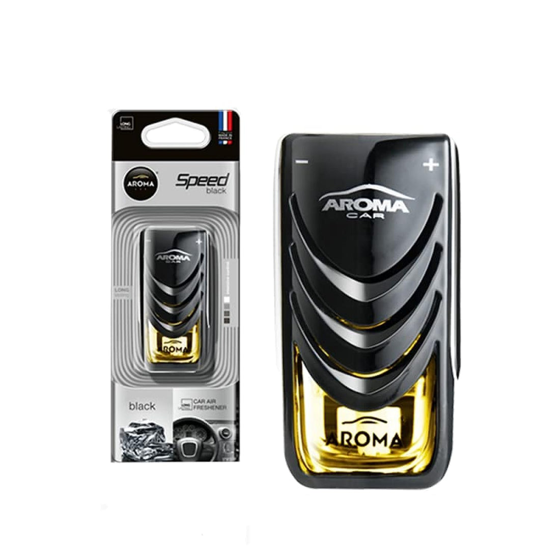 Generic Aroma Speed Black Car Air Vent, Air Freshener 7 ML Long Lasting (Made In France)