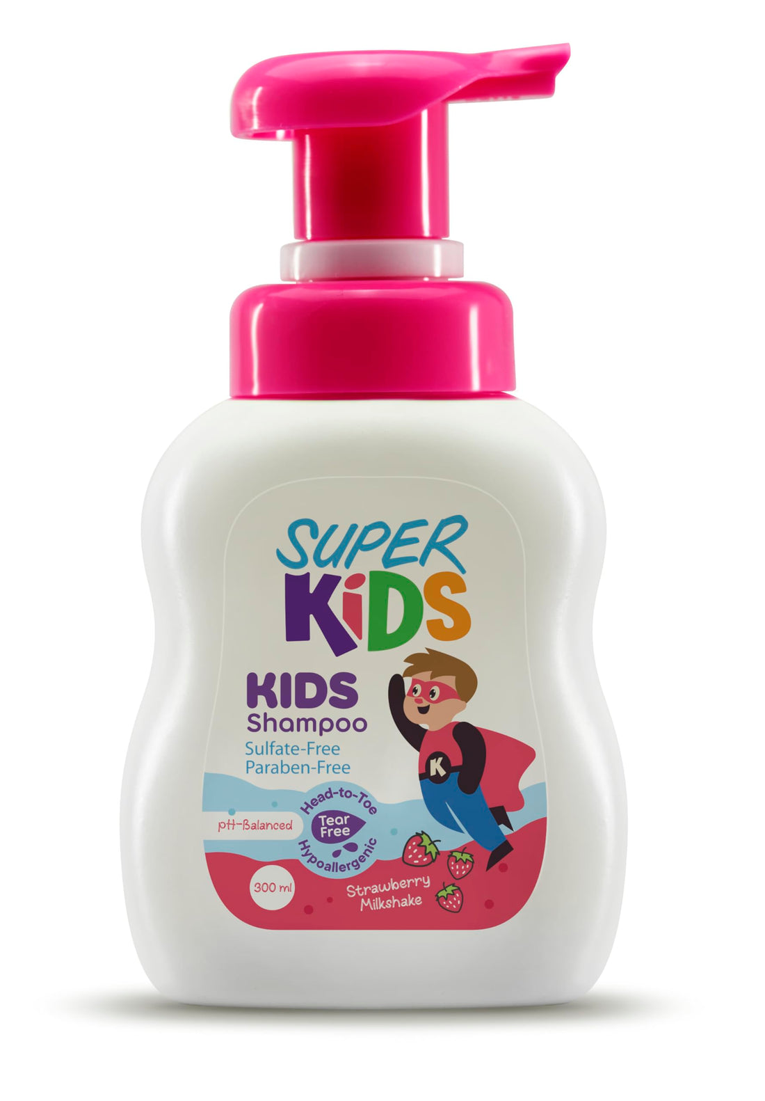 Super kids shampoo 300 ml- strawberry