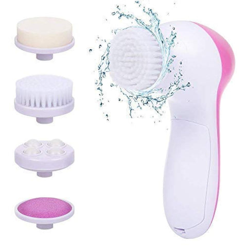 Face Massager for Women - 5 in 1 Facial Cleaner Kit - Beauty Care Machine - Multifunctional Face Massager - Rolling Massage Therapy