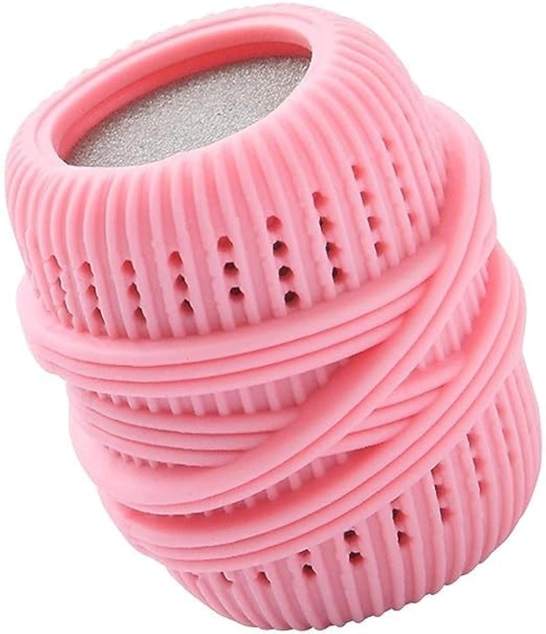 Laundry Balls, Anti-Winding Washing Machine Ball Lint Remover Pet Hair Remover Laundry Balls, Reusable Dryer Balls Anti-Static Fabric Softener Washer Balls for Washing Machine (Pink,2pc)