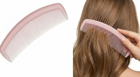 Wide Tooth large Comb and Large Hair Detangling Comb, Durable Hair Brush for Best Styling and Professional Hair Care, Suitable for Curly Hair, Long Hair, Wet Hair in all Types,- clear multiolor