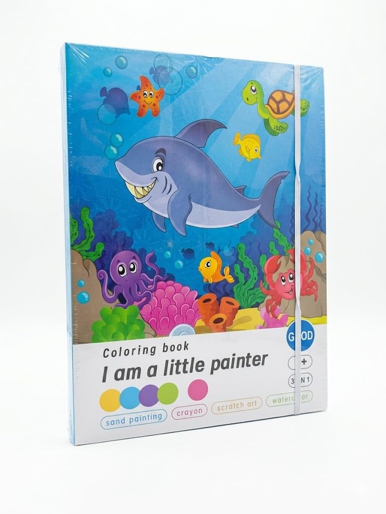 It is a coloring and art activity book for children, as indicated at the bottom of the cover, and includes drawing options.38 in 1