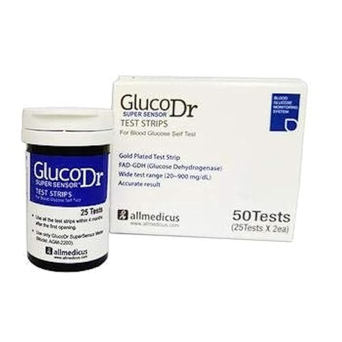 GLUCO DR. SUPER SENSOR 50 STRIPS -2 X 25 PACK