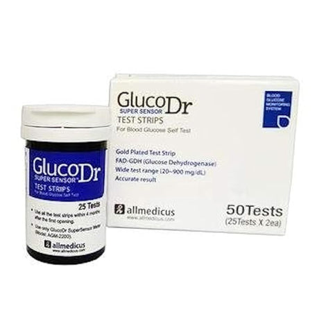 GLUCO DR. SUPER SENSOR 50 STRIPS -2 X 25 PACK
