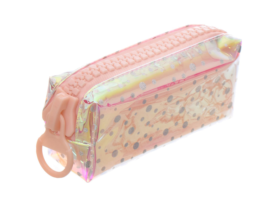 NO:M-276 Plastic Pencil Case With Wide Zipper With Compact And Lightweight Design Makes It Perfect For On-The-Go Use, Whether At School, Work, Or Traveling - Multi Colour