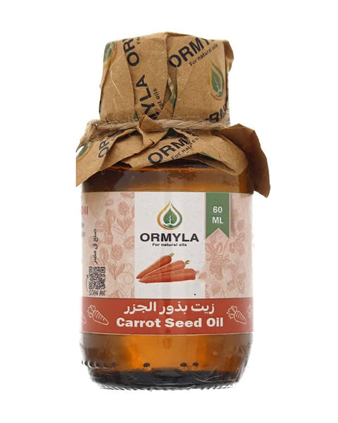 Ormyla Carrot Seed Oil Virgin Raw for Hair, Skin and Body, 60 ml
