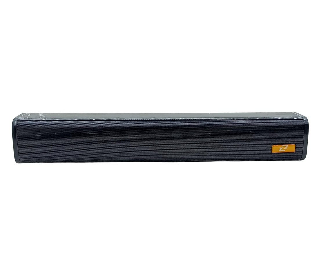 Z235 Portable Bluetooth Speaker – 10W Desktop Soundbar, Dual Speakers, 1500mAh Battery, RGB Light, USB/AUX/TF Card Support – Black