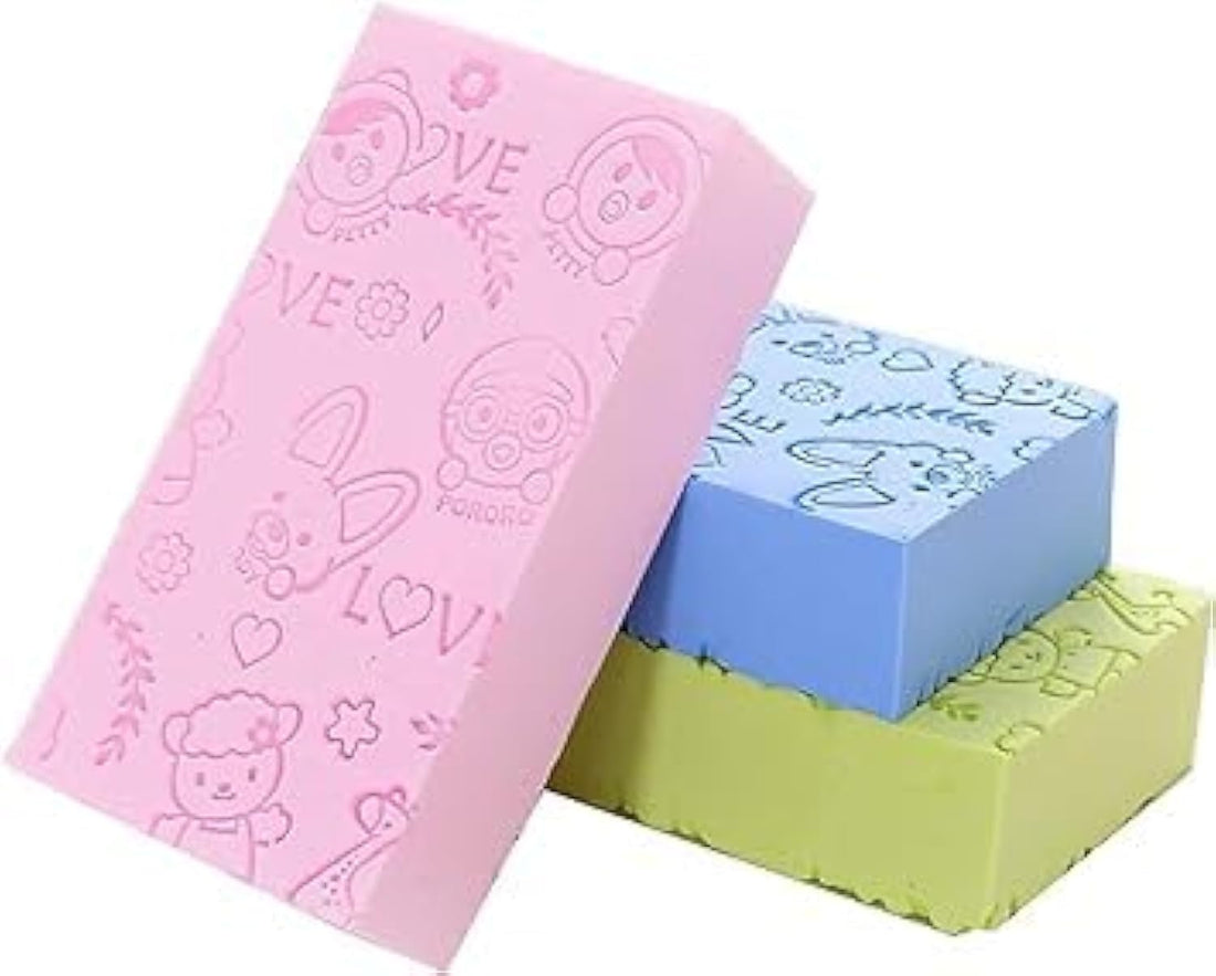 Japanese Bath Sponge Exfoliating Body Scrubber Dead Skin Remover Random Colors 1 Piece (Random Color)