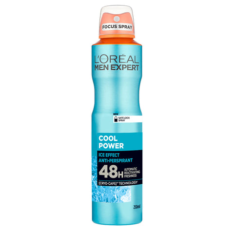 L'Oreal Cool Power Deodrant Spray For Men, 250 Ml