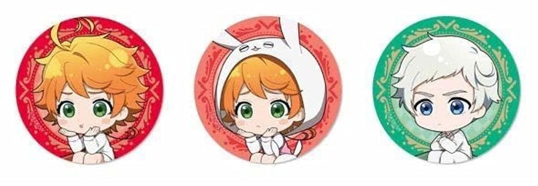 Anime Emma Norman Ray Isabella Badge Pin (2)