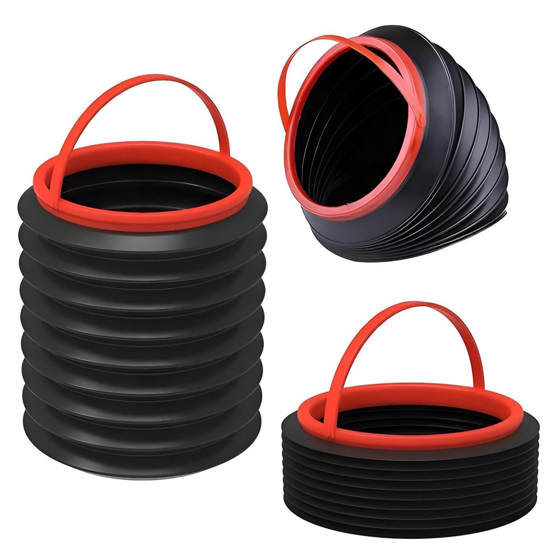 Telescopic Car Trash Can Small Practical Interior Organizer Dual Use Extendable Closable Plastic Material Easy to Clean Fits Car Door Car Storage