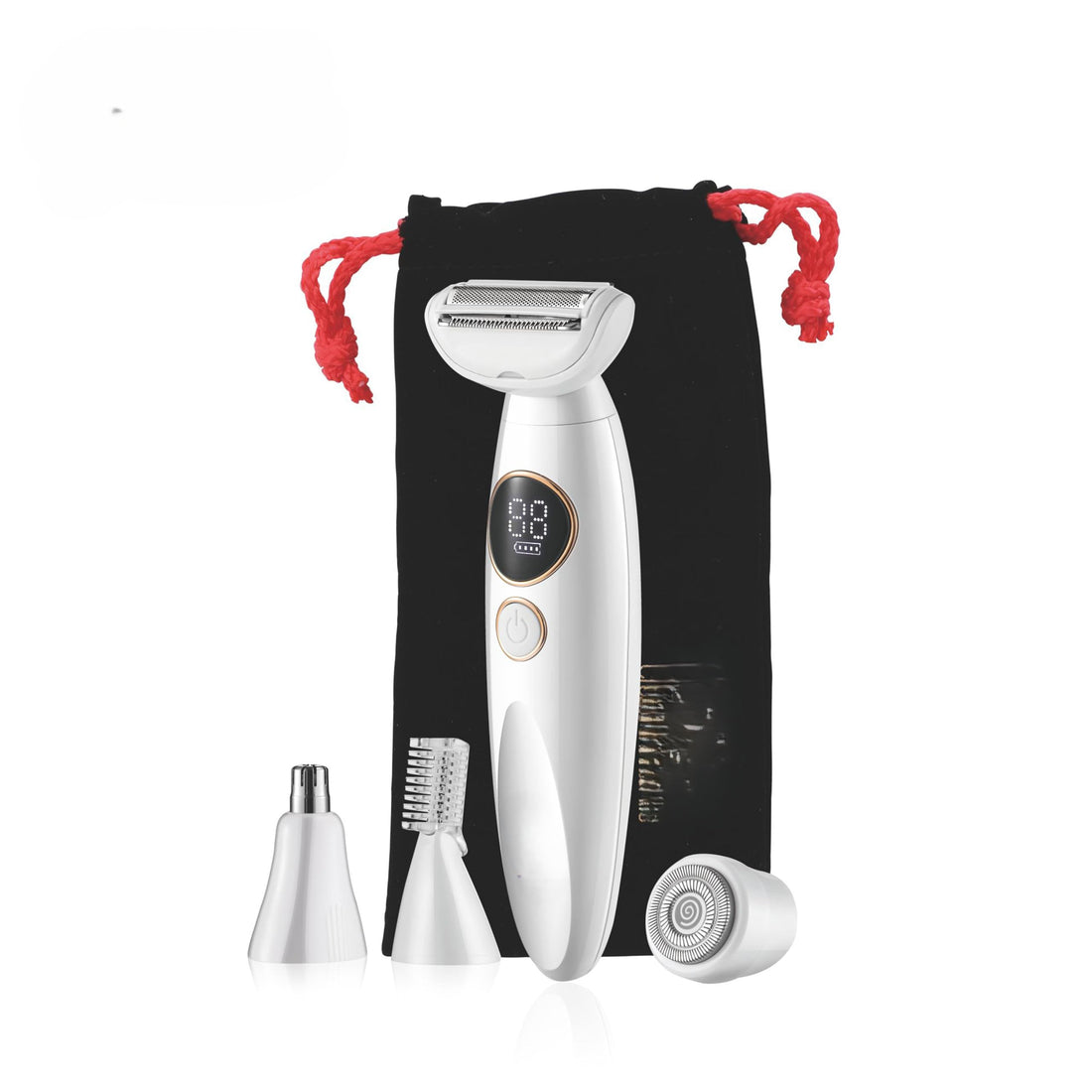 5 in 1 Women's Shaver Multifunctional Shaver IPX7 Waterproof 6800RPM USB Charging Wet Dry Hair Removal for Body Eyebrow Nose Hair Removal - 12 Months Warranty