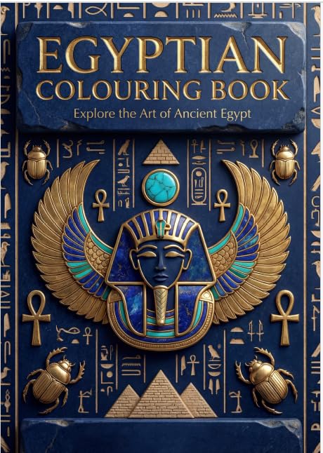 Egyptian Colouring Book A4 Size 30 Pages Bedaya