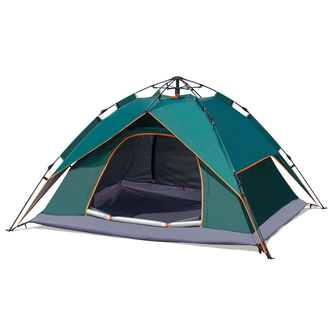 NUKied Camping Tent for 3-4 Person, Pop Up Tent for Outdoor Beach Shade Family Tents Portable Instant Automatic Easy Setup Tent Rainproof Windproof Sun Shelter